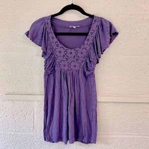 Delia’s Purple Lace Top